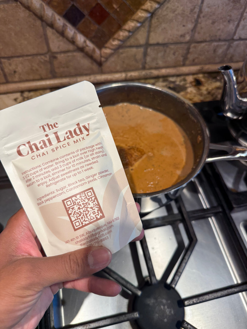 Chai Spice Packet Without Turbinado Sugar (48oz Yield)