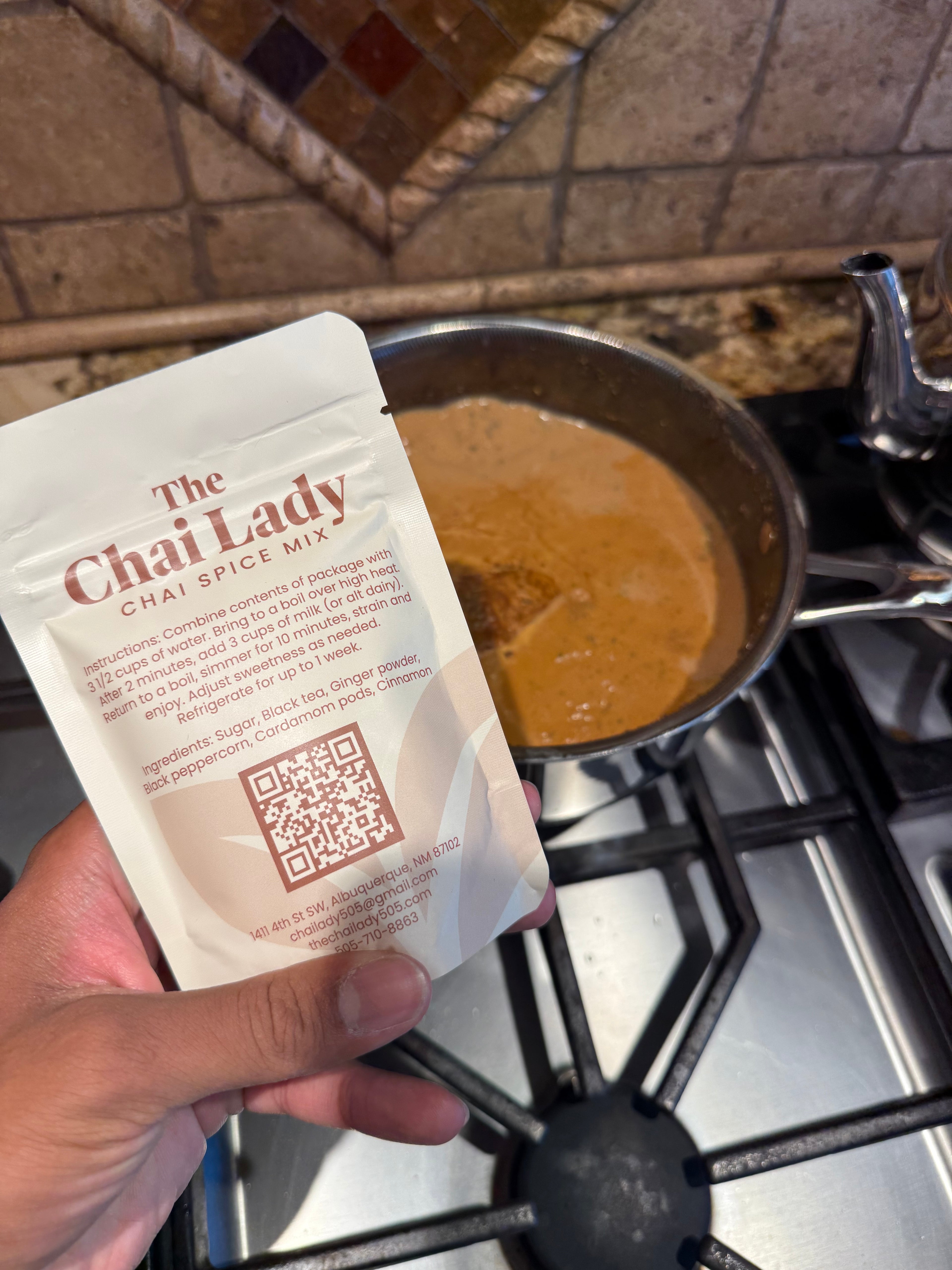 Chai Spice Packet Without Turbinado Sugar (48oz Yield)