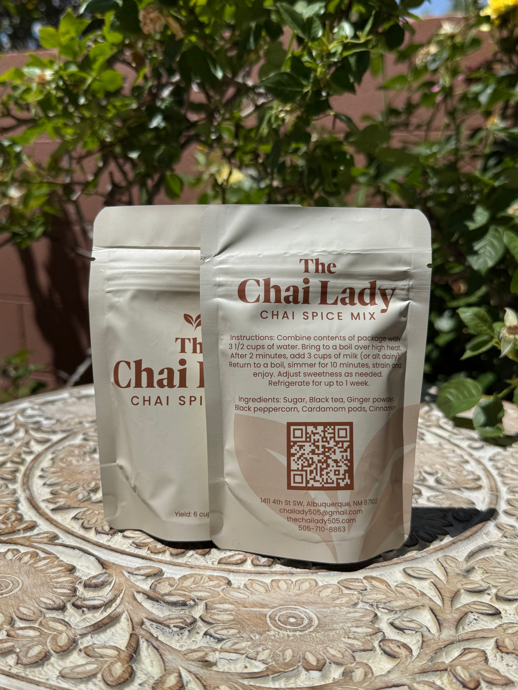 Chai Spice Packet With Turbinado Sugar (48oz Yield)