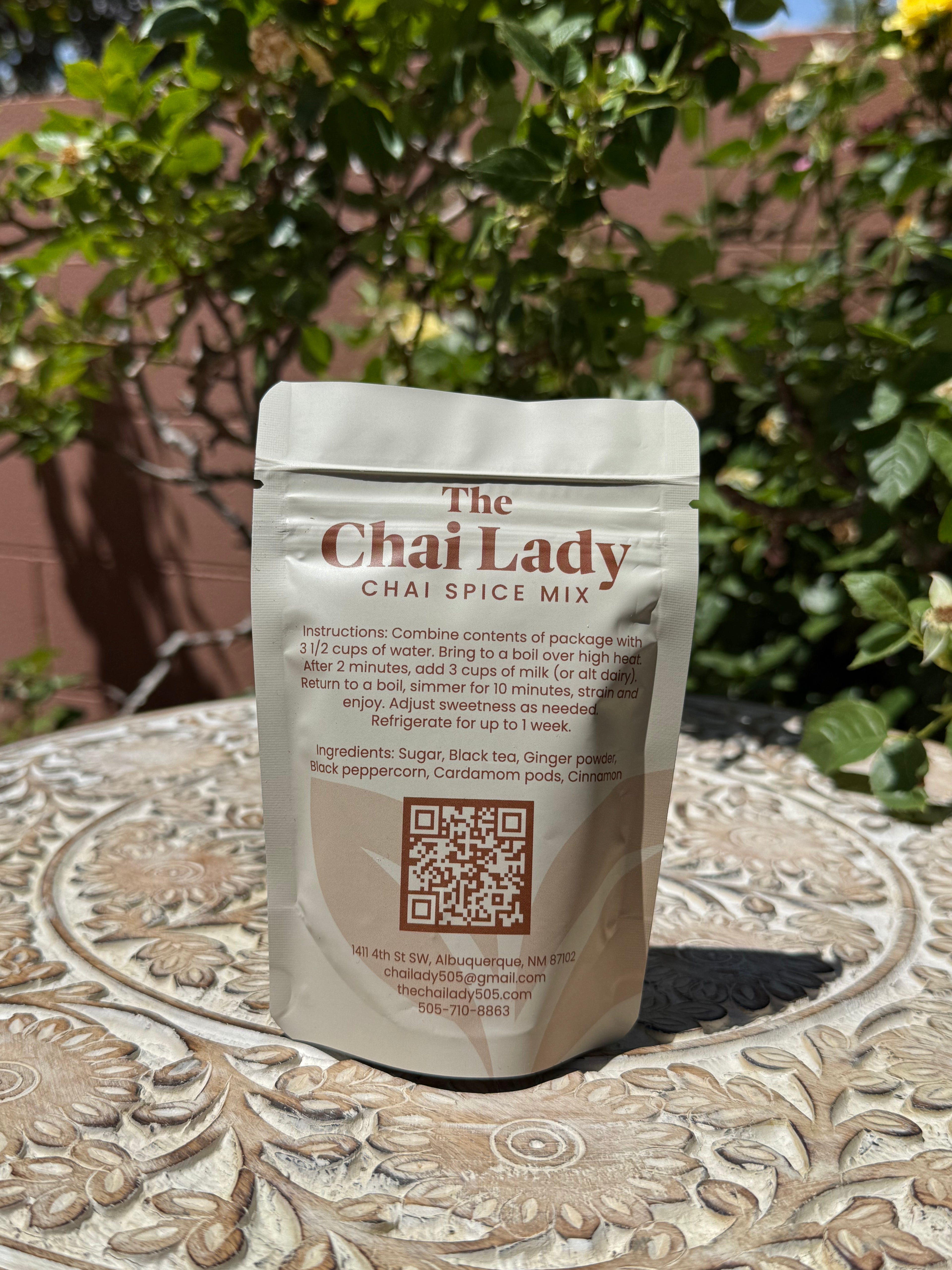 Chai Spice Packet With Turbinado Sugar (48oz Yield)